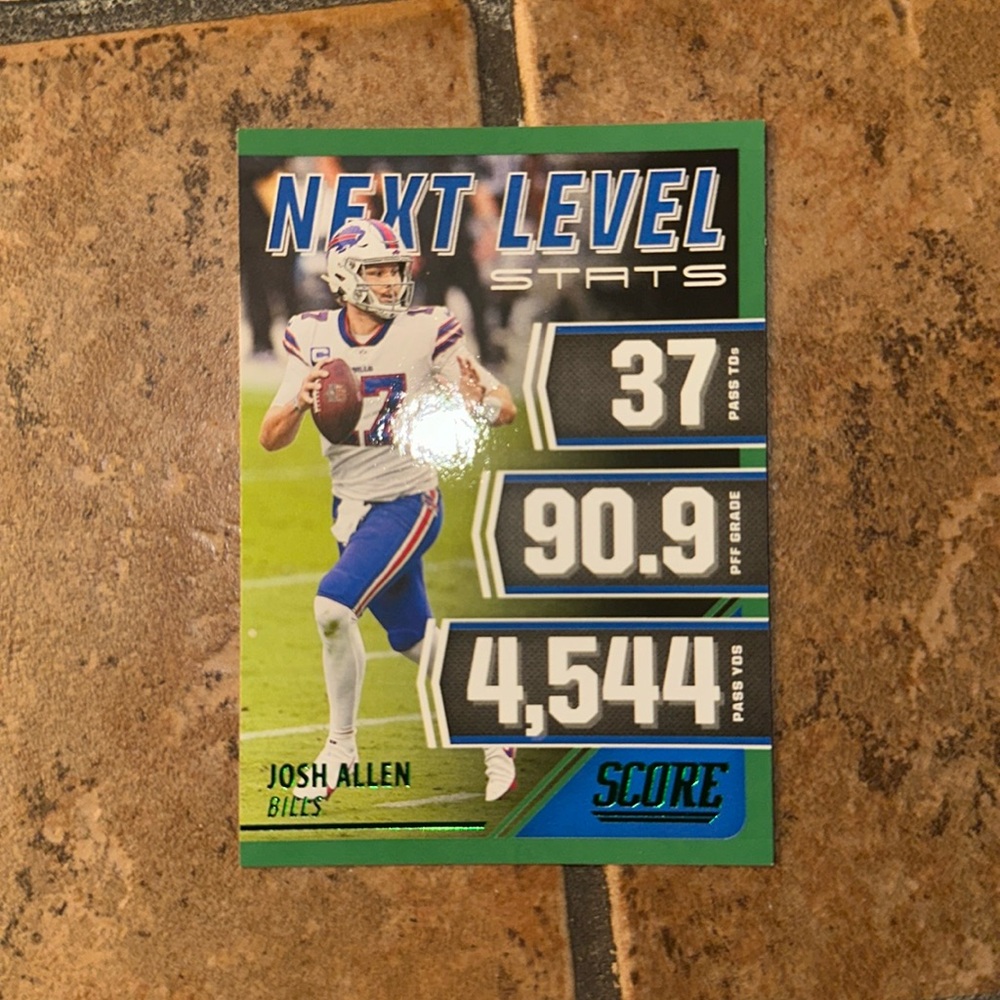 2021 Score NFL Trading Cards Panini Buffalo Bills Josh Allen